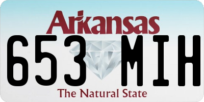 AR license plate 653MIH