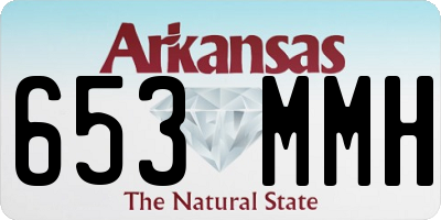 AR license plate 653MMH