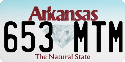 AR license plate 653MTM