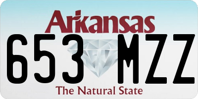 AR license plate 653MZZ