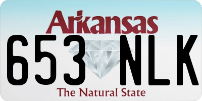AR license plate 653NLK