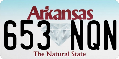 AR license plate 653NQN