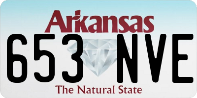 AR license plate 653NVE