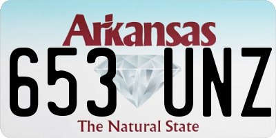 AR license plate 653UNZ