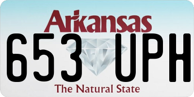 AR license plate 653UPH