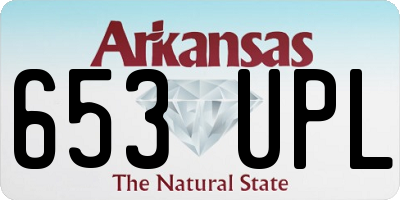 AR license plate 653UPL