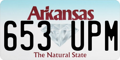 AR license plate 653UPM