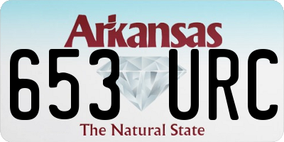 AR license plate 653URC
