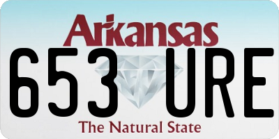 AR license plate 653URE