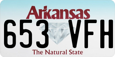 AR license plate 653VFH