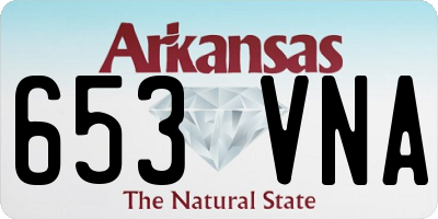AR license plate 653VNA