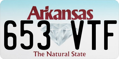 AR license plate 653VTF