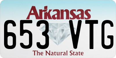 AR license plate 653VTG