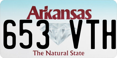 AR license plate 653VTH
