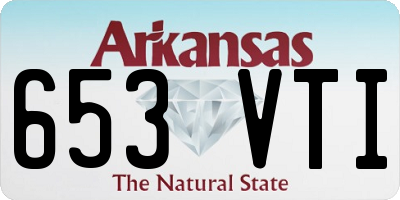 AR license plate 653VTI