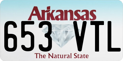 AR license plate 653VTL