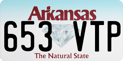 AR license plate 653VTP