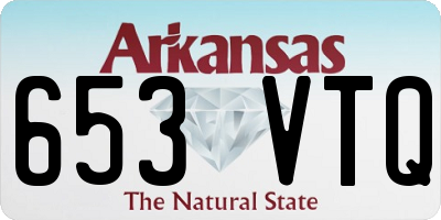 AR license plate 653VTQ