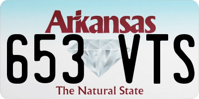 AR license plate 653VTS