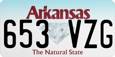 AR license plate 653VZG