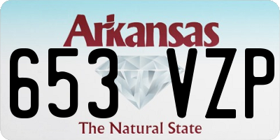 AR license plate 653VZP