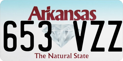 AR license plate 653VZZ