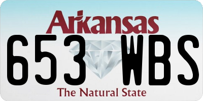 AR license plate 653WBS