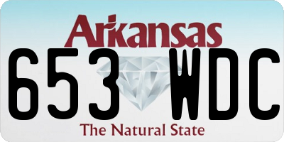 AR license plate 653WDC