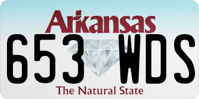 AR license plate 653WDS
