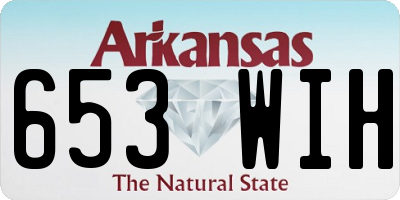 AR license plate 653WIH