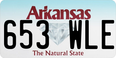 AR license plate 653WLE