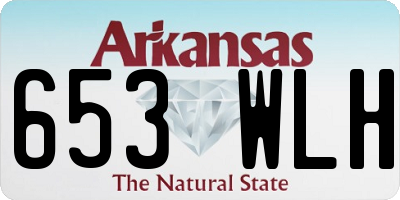 AR license plate 653WLH