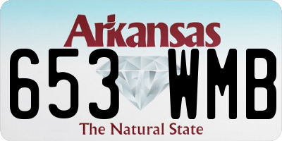 AR license plate 653WMB