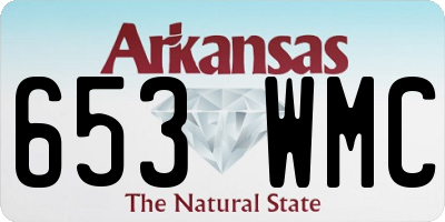 AR license plate 653WMC