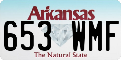 AR license plate 653WMF