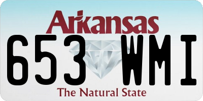 AR license plate 653WMI