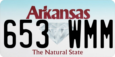 AR license plate 653WMM