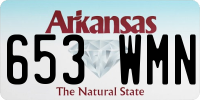AR license plate 653WMN