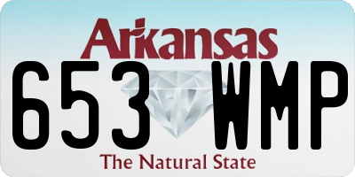 AR license plate 653WMP