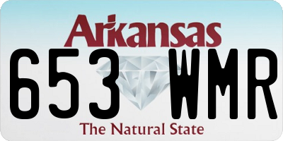 AR license plate 653WMR