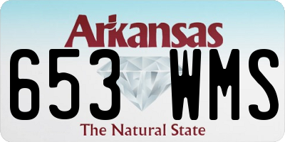 AR license plate 653WMS