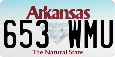 AR license plate 653WMU