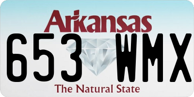 AR license plate 653WMX