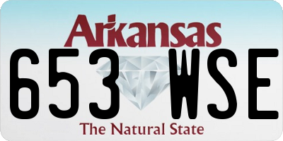 AR license plate 653WSE