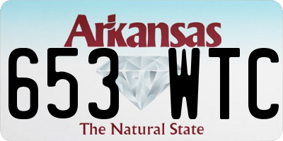 AR license plate 653WTC