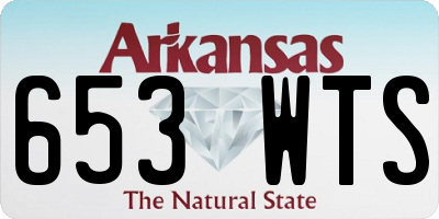 AR license plate 653WTS