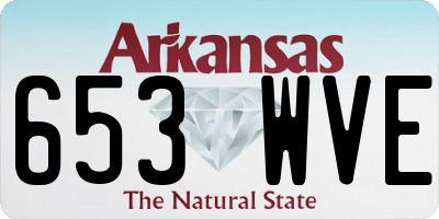 AR license plate 653WVE
