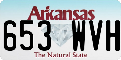 AR license plate 653WVH