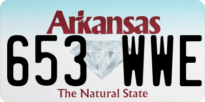 AR license plate 653WWE