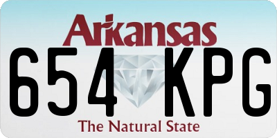 AR license plate 654KPG